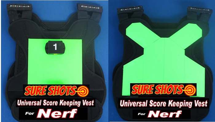Nerf Vests with Score Keeping App
